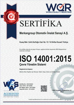 EN ISO 3834-2 Sertifikası