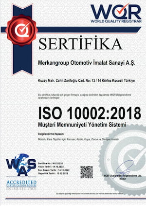 ISO 14001 Sertifikası